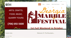 Desktop Screenshot of georgiamarblefestival.com